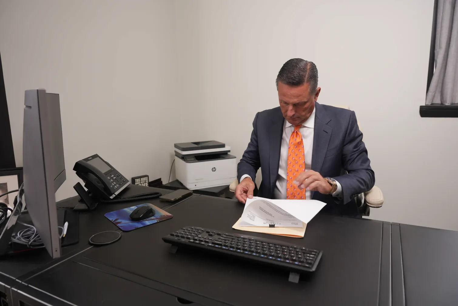 Faugno Weis Duarte Raso, LLC attorney reviewing legal documents in Hackensack, NJ